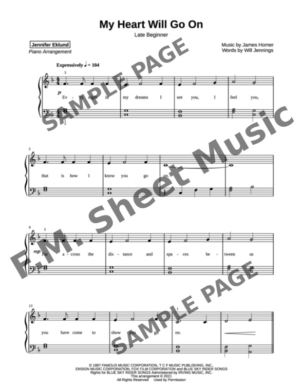 My Heart Will Go On (from 